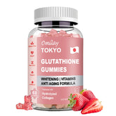 Omilay Tokyo Glutathione Gummies Whitening Skin Anti Aging Collagen Gummy Boost Energy Supplement